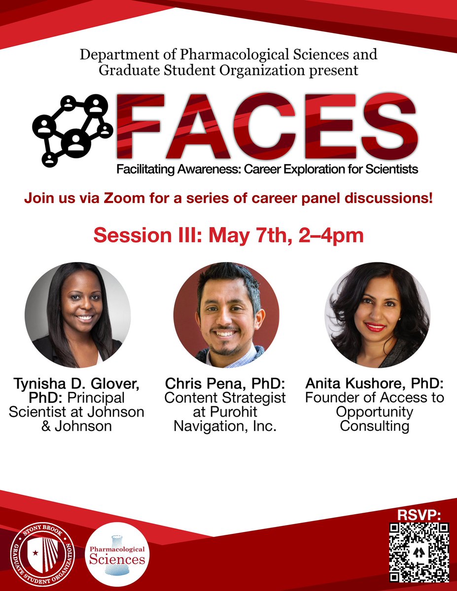 SBUPharm's tweet photo. Our final FACES Career Event is FRIDAY at 2pm! Don’t forget to register!

https://t.co/53BqWAeFTX https://t.co/Vfpll3USWj