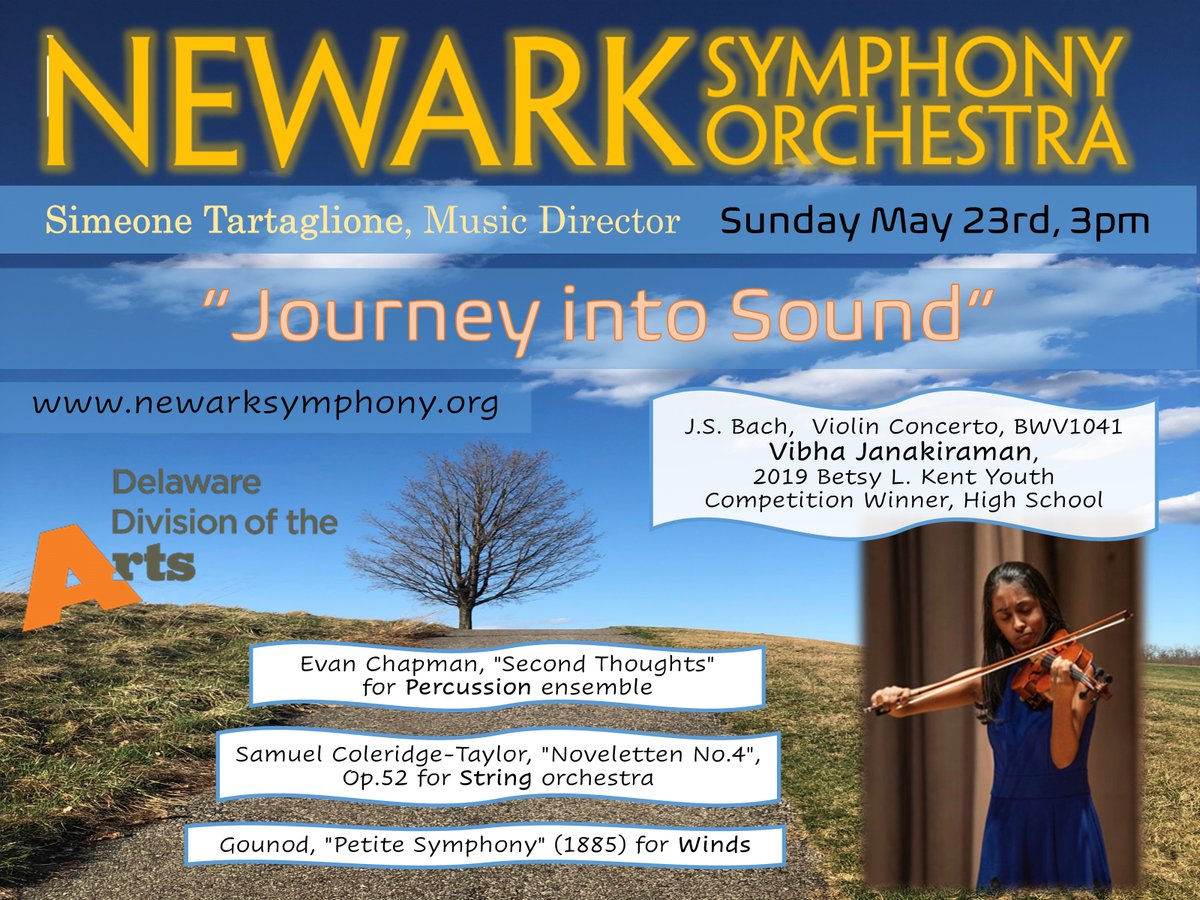 Next free NSO Virtual Concert premiers 3pm May 23,2021.  Take a "Journey Into Sound" with newly recorded music from NSO's percussion, wind, and string ensembles.  Featuring Youth soloist performing @Bach @Violin <a href="/Concerto/">Kuggy</a> BWV1041. 
@virtualconcert <a href="/orchestra/">orchestra</a>