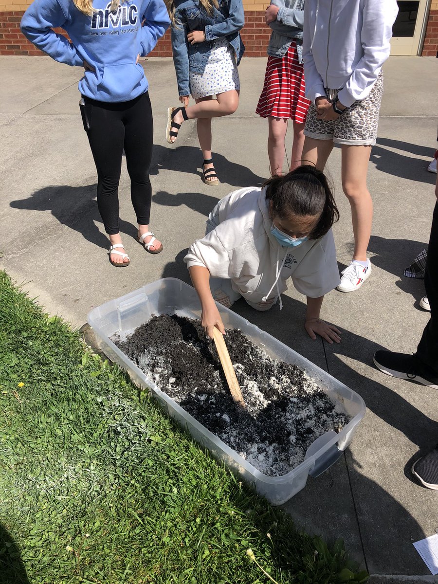 BMS Earth science students had fun making wildflower seed “bombs” on Friday to save the pollinators. <a href="/LesleyF00785169/">Lesley Farmer</a> <a href="/BruinsBMS/">Blacksburg Middle School</a> <a href="/MCPS_VA_Gifted/">MCPS_VA Gifted</a>