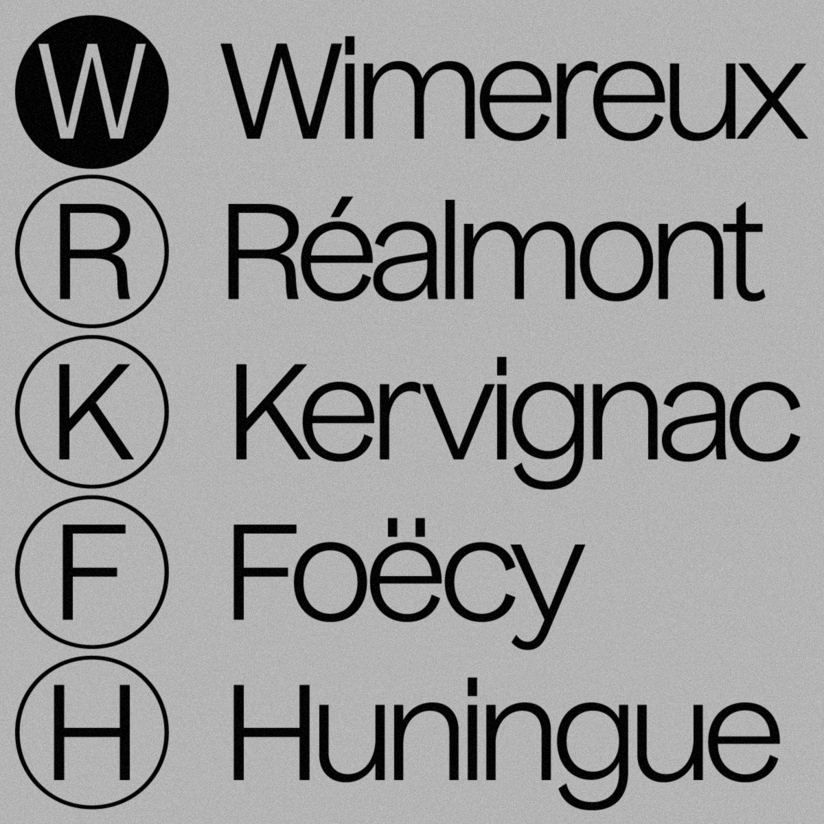 Travelling through 🇫🇷 with a few #NuckleTypeface styles. #HwType