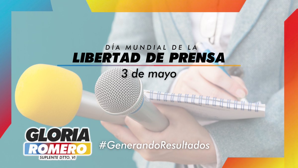 GloriaRomeroPAN's tweet photo. Existe una indiscutible importancia de tener información verificada y fiable, por eso se celebran los principios fundamentales de la libertad de prensa. #GenerandoResultados https://t.co/GaOa1RQcuH