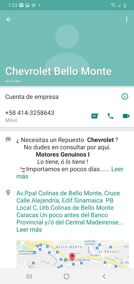 damelisjam's tweet photo. La calidad de Servicio en Venezuela... ¿Qué les parece? ¿A dónde denuncio?
#ChevroletBelloMonte #MotoresGenuinos1 @indepabis @QueTripaNoticia @FMCENTER @traffiCARACAS @Chevrolet_ve https://t.co/JRFgghMKd5