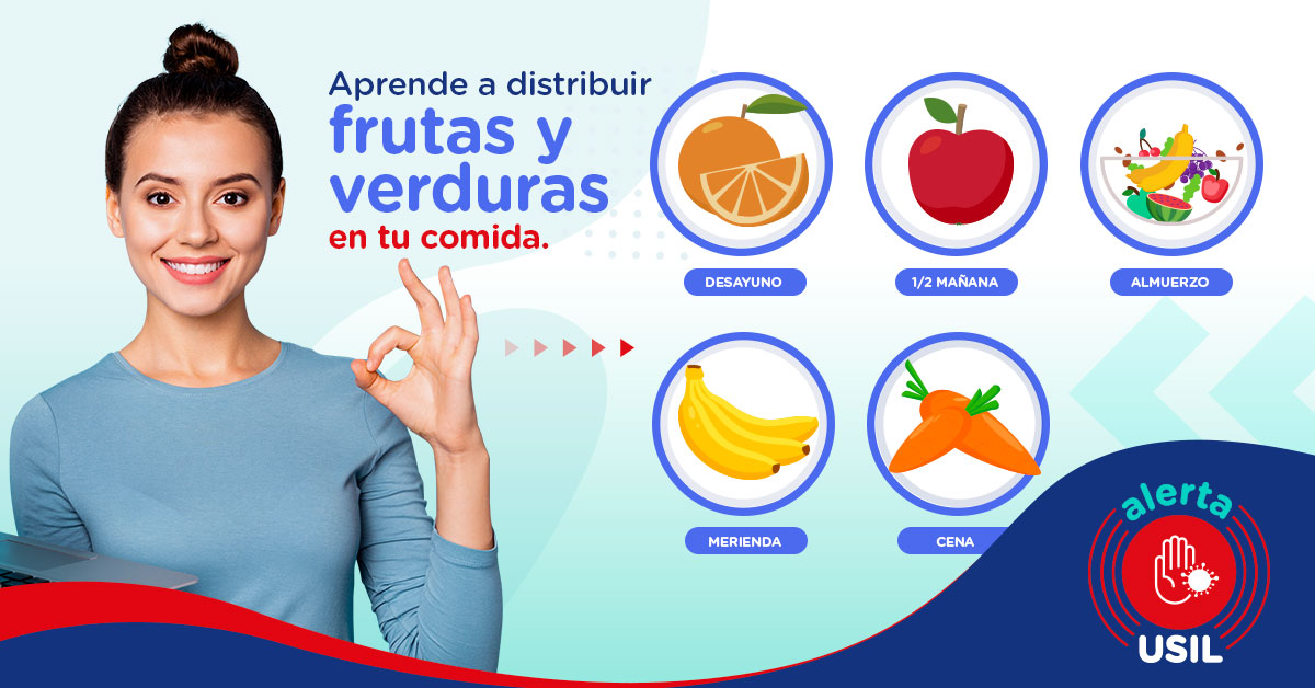 AlertaUsil's tweet photo. Crudas o cocidas, ellas le dan color no solo a tu plato, sino también a tu vida. 🍇🍉🥕🍎
Haz que las frutas y verduras sean parte de tu día a día aquí: https://t.co/TChLdQ2wmf.
#AlertaUSIL #UnaSeñalATiempo https://t.co/GNtKwUltOa