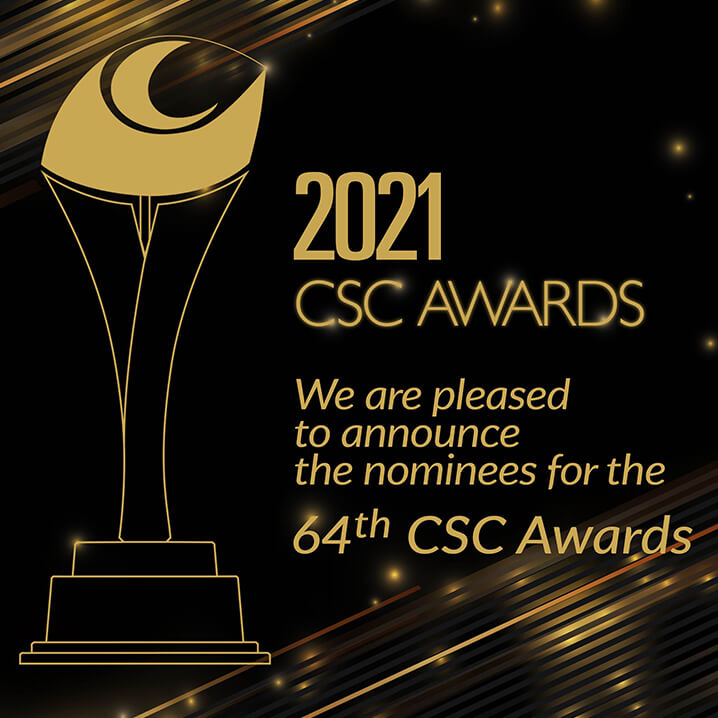 Panavision's tweet photo. Congratulations to all the nominees of this year's #CSCAwards. #Panavision Canada is honored to be a sponsor of the awards. A special shoutout to the nominees proudly serviced by Panavision: https://t.co/FZDI90FrrY