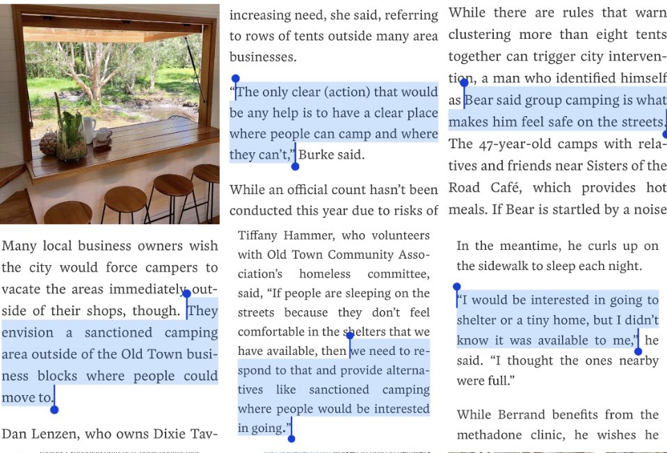 tmccormick's tweet photo. @dkafoury @Nicole_A_Hayden every voice cited, housed & not, asks for immediate alternative shelter/housing, exactly what your @MultCo budget proposal & stmts most sideline, & current initiatives for which (eg #S2HC, #AlternativeShelterRFPQ, #pdxRIP2) go unmentioned by reporter. Who are you listening to? https://t.co/nzK617LIo3