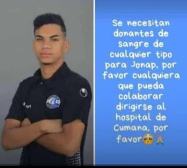 4F_Mamba's tweet photo. ¡Urgente! @EdwinRojasM se necesita sangre de cualquier tipo, todo el apoyo para este chamin. Su número de teléfono 04129492284. Cumaná Edo Sucre. 

Si pueden RT  👊🏻 https://t.co/wLMZIyAKi3