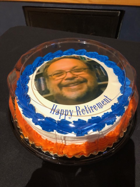 WheatonProvost's tweet photo. Celebrating Dr. Rich Butman with Dean Terri Watson and faculty/staff of PCFT! 41 years and over 4,800 students @wheatoncollege @wheatongradpsyc #gratitude #ThankATeacher https://t.co/6f86h93rYo