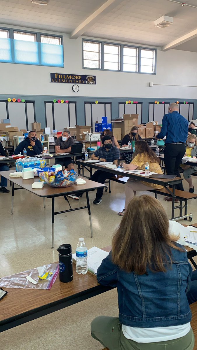 SUSDscience's tweet photo. Socially distanced science PD! https://t.co/TBSETHcyKC