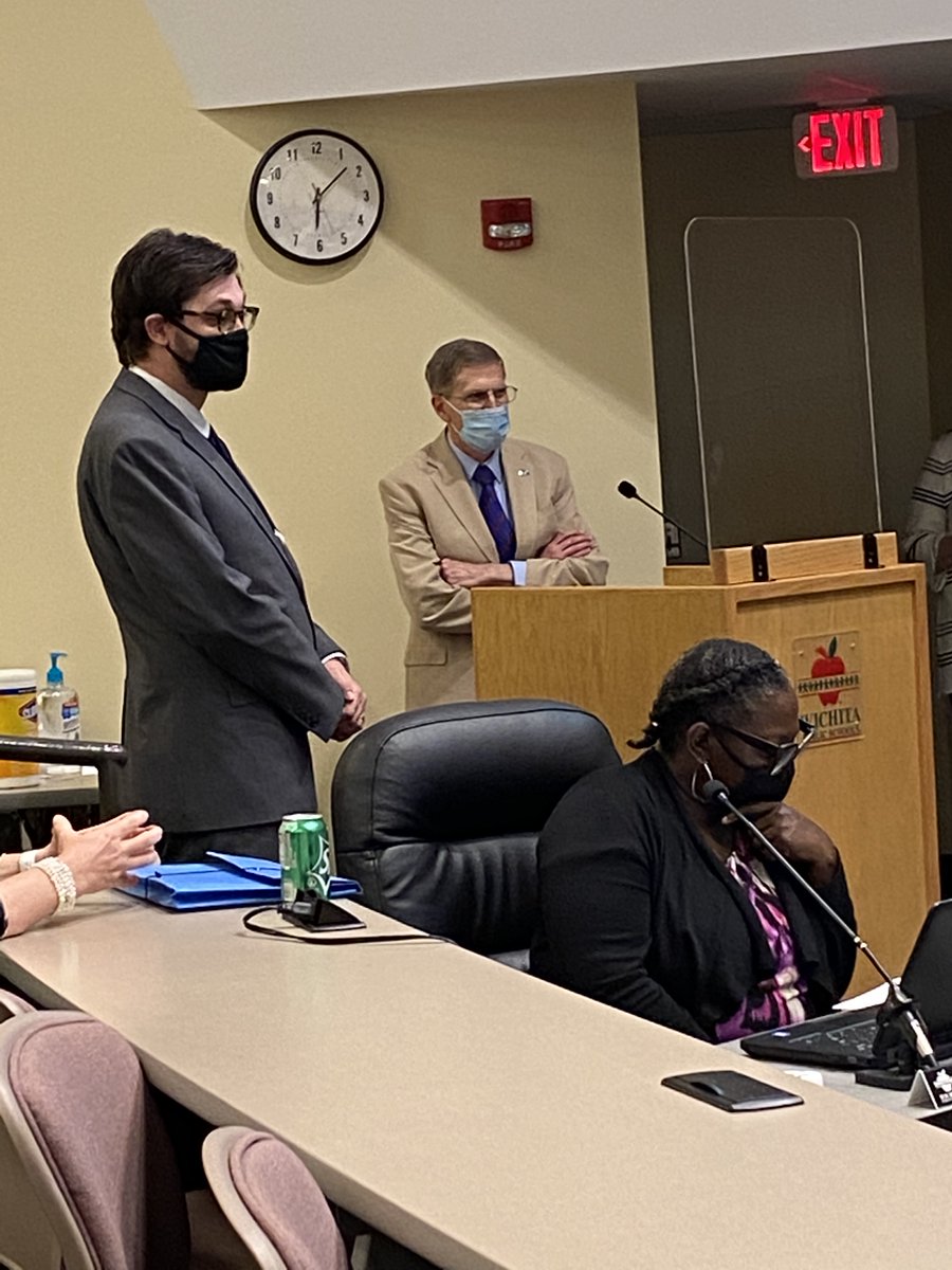 The Board is recognizing Dr. Mike Willome, the Clerk of the Board, who is retiring after many years with the district. He became BOE clerk in 2003 and has served in that position for 18 years. Patrick Greene will become BOE clerk later this month.