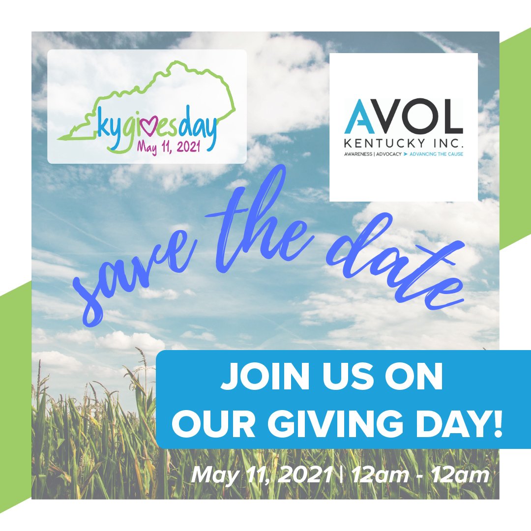 May 11th is KY Gives Day! Mark your calendars for this wonderful day for everyone to support our campaign at kygives.org/organizations/… ! #KYGives21 #ENDHIV #AVOLforKY #supportnonprofits #givelove #givelife #sharethelex
