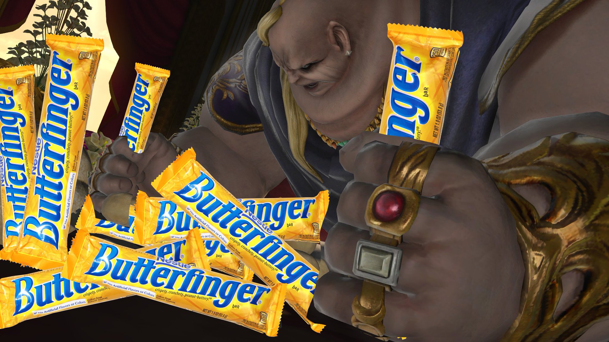 Espresso Lalafell on Twitter "I found out where all the Butterfingers