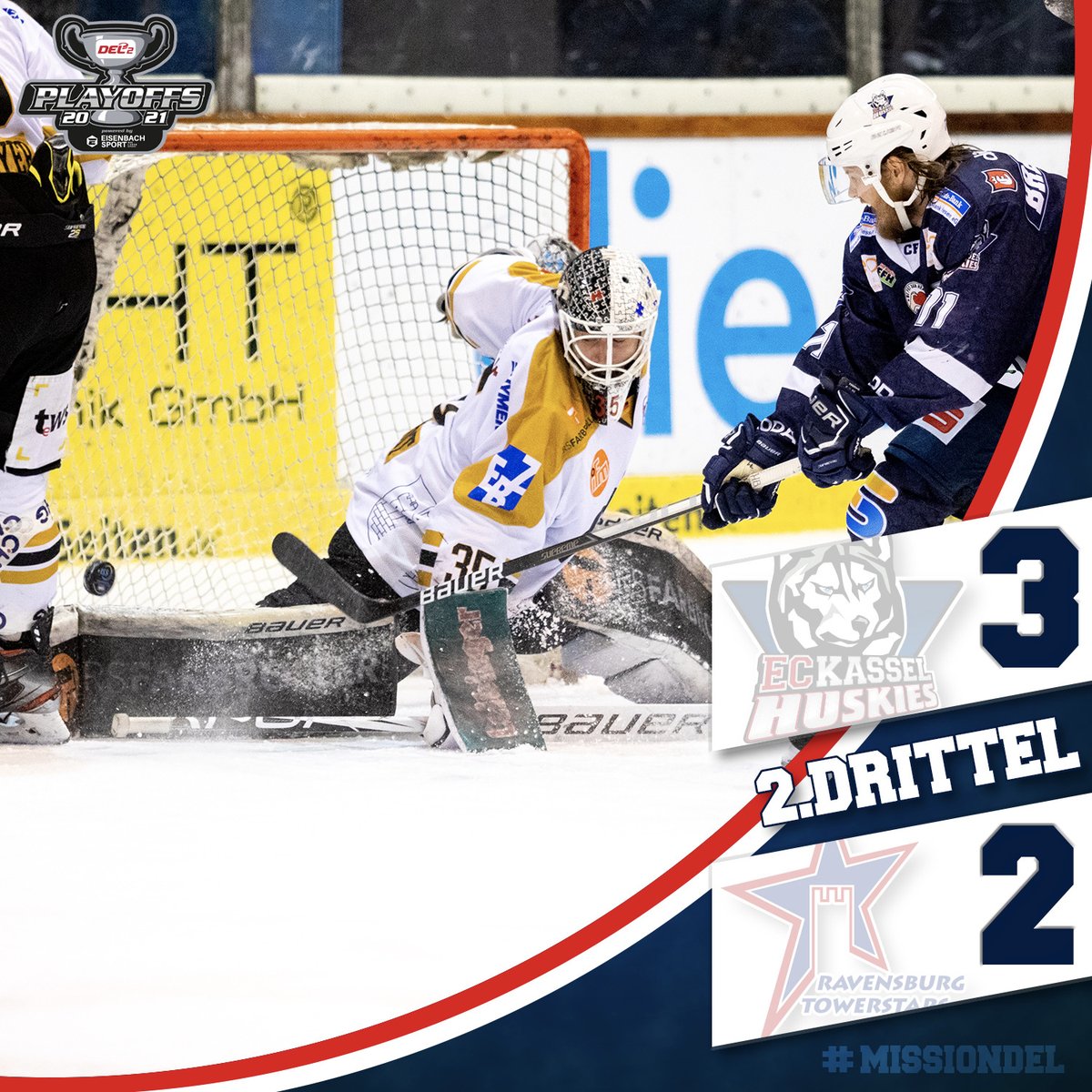 ECKASSELHUSKIES's tweet image. Dank Breitkreuz in Front

Erst trifft Rückkehrer Laub per Rebound, ehe Kozek für die Towerstars ausgleichen kann. Doch dann schlagen die Huskies wieder zu.
20 Minuten bis zur Serienführung 💪

#ECKRVT #6togo #MissionDEL #imHerzeneinHusky