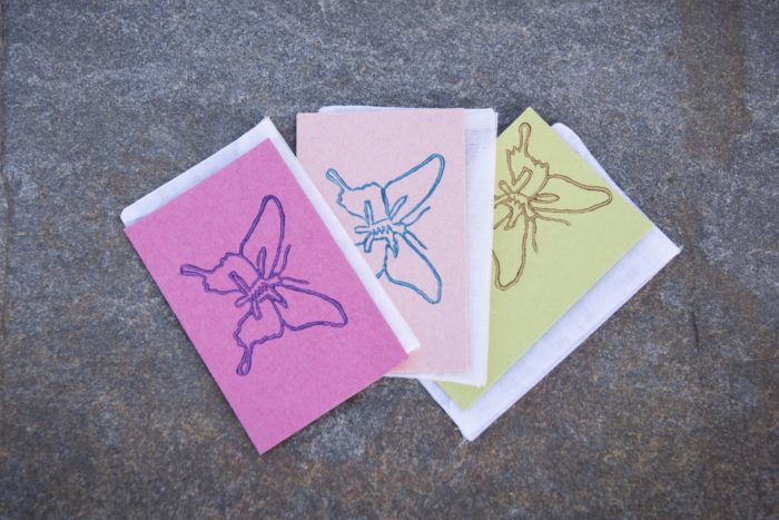 UCOUNTNoCo's tweet photo. The butterfly is a symbol for renewal -- a perfect choice to grace these lovely handmade mini cards. Blank cards in pink, green, or melon colored paper with a linen envelope. 
https://t.co/mDi1xQ7YJ9

#freedomsupplychain #caringbeyondsales #ucountiamhere https://t.co/5jzqh8i9SD