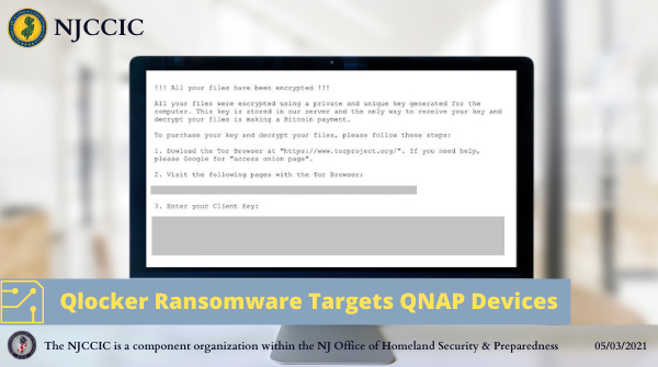 NJCybersecurity's tweet photo. A recent spike in Qlocker #ransomware incidents has resulted in losses exceeding $250,000. #Cyber threat actors have targeted several #NJ entities with this malware in recent weeks. @NJOHSP @njoit @NJGov #cybersecurity #tech #infosec #CyberNJ
Learn more: https://t.co/zhvmQqd4A5 https://t.co/57lxYyzwxM