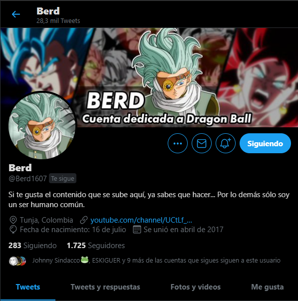 jupiterZ_yt's tweet image. Gente, este pelagatos (@Berd16O7) se está haciendo pasar por mi amigo @Berd1607 acosando actores de doblaje y manchando su imagen sólo porque se ardió con él. Agradecería que denuncien su cuenta e ignoren todas las estupideces que dice. Un saludo
Original // Falso
