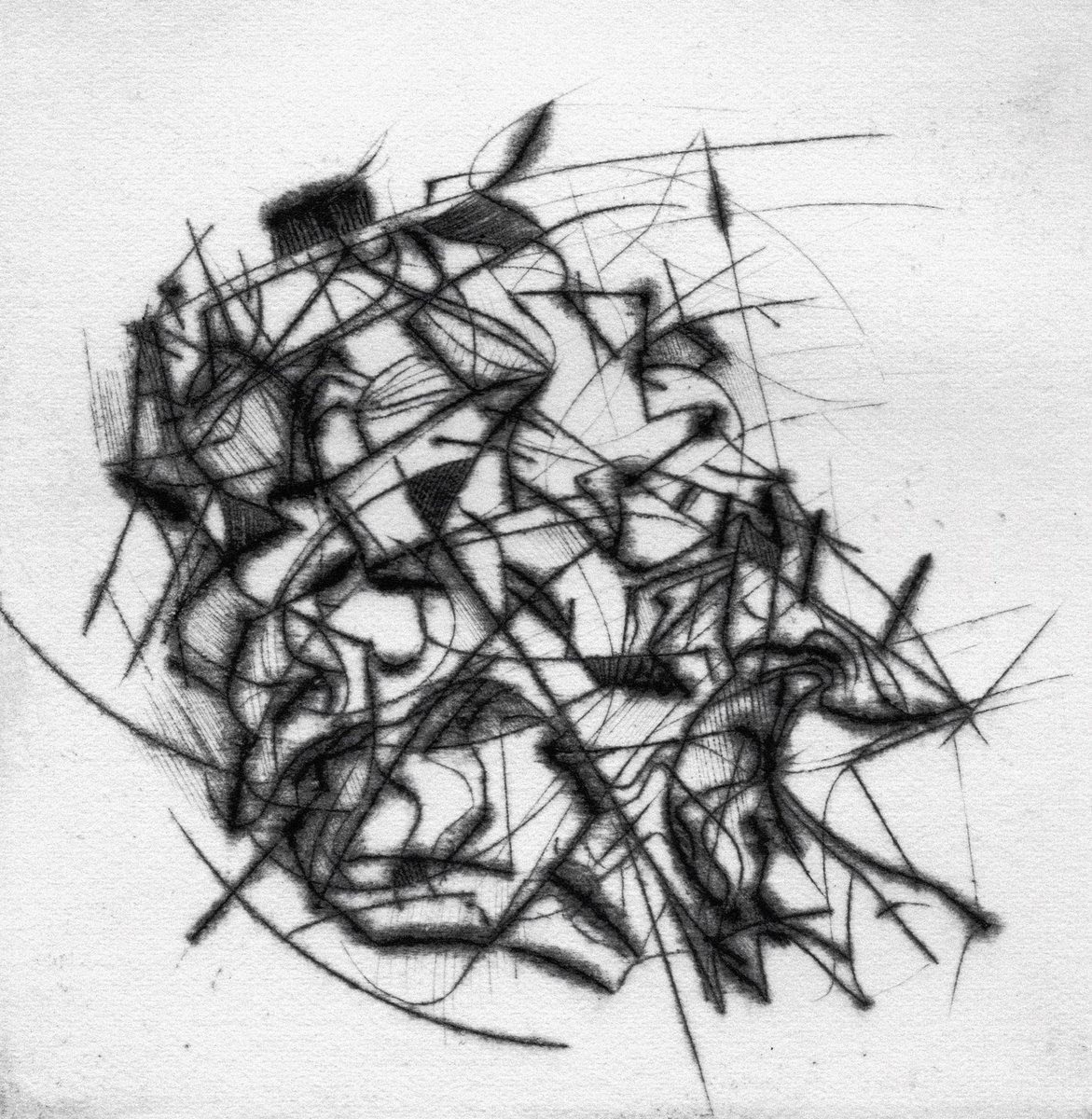 “Bonfire” 
Drypoint 
10cmx10cm