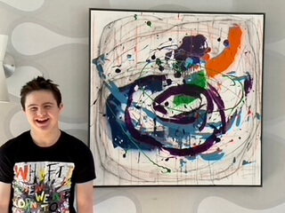 Meet Emmett Kyoshi, the 15-year-old who unlocked his potential with a paintbrush, and brought our new branding to life. optimize.ly/3ebnpMi