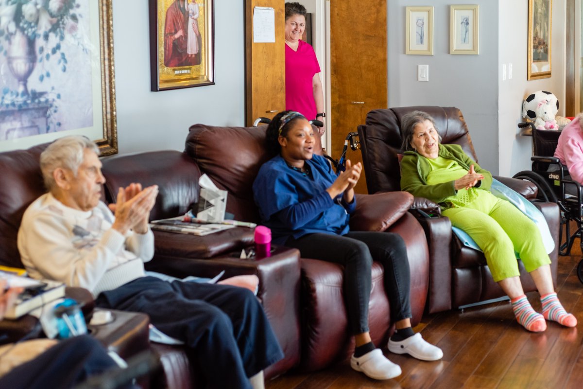 Family. Everyone here is family to us. #VickysPlaceAssistedLivingFarmingtonHills
