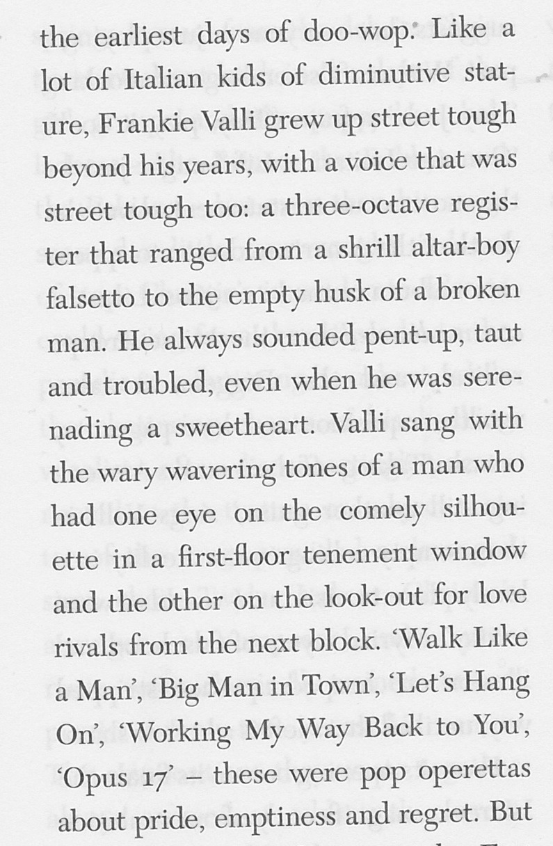 Happy 87th birthday Frankie Valli. This is how Nik Cohn and Guy Peellaert should have cast you in Rock Dreams. 