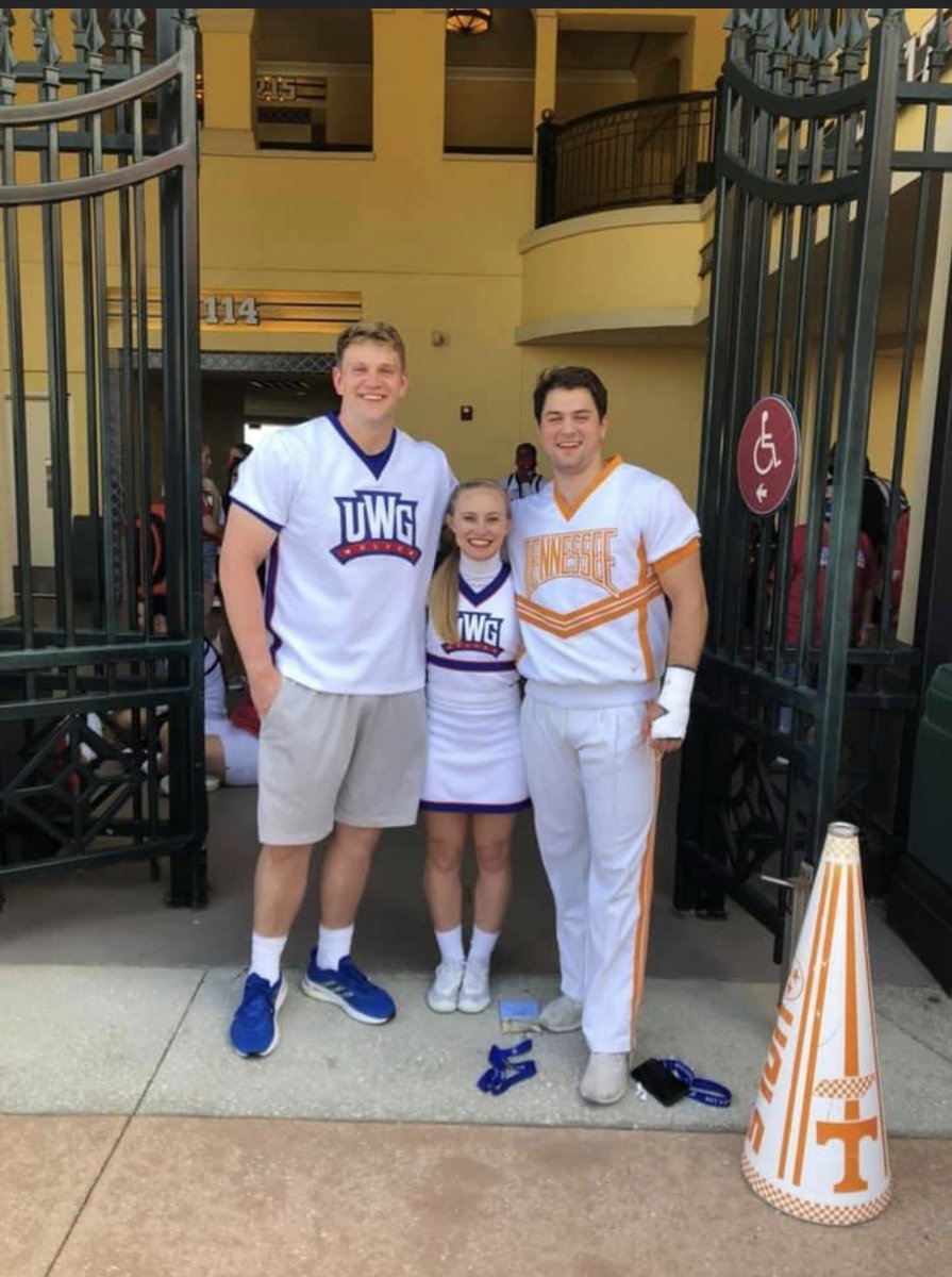 ReiverCheer's tweet photo. Congratulations to Reiver cheer alumni Taron and Jenna for winning a national championship with @UWGCheer and Joshua for his game day national championship with @TennesseeCheer ! #ForeverReivers https://t.co/KmorRAafJM