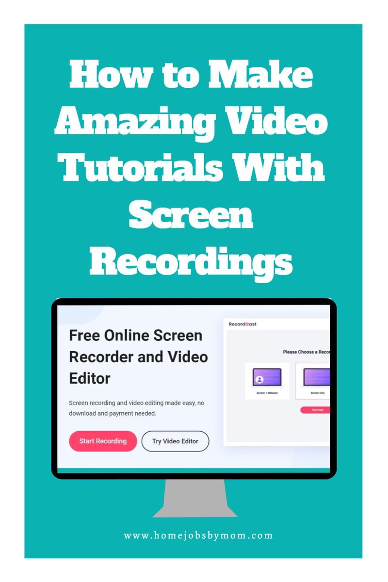 HomeJobsbyMOM's tweet image. Research shows that when people look for answers to their questions, they prefer to consult a video. Click here to learn how to make an amazing video tutorial with screen recordings! homejobsbymom.com/how-to-make-am… #tutorialvideos #tutorials