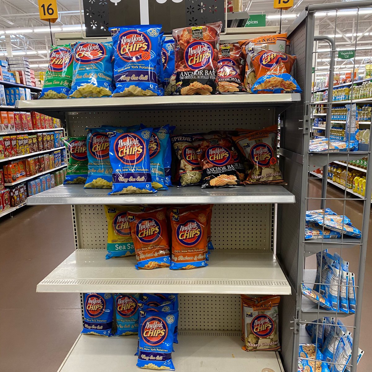 NewYorkChips's tweet photo. @Walmart Warren,PA must have got the memo we were in town, no worries they are stocked back up now!! https://t.co/bqFdpVqGcT