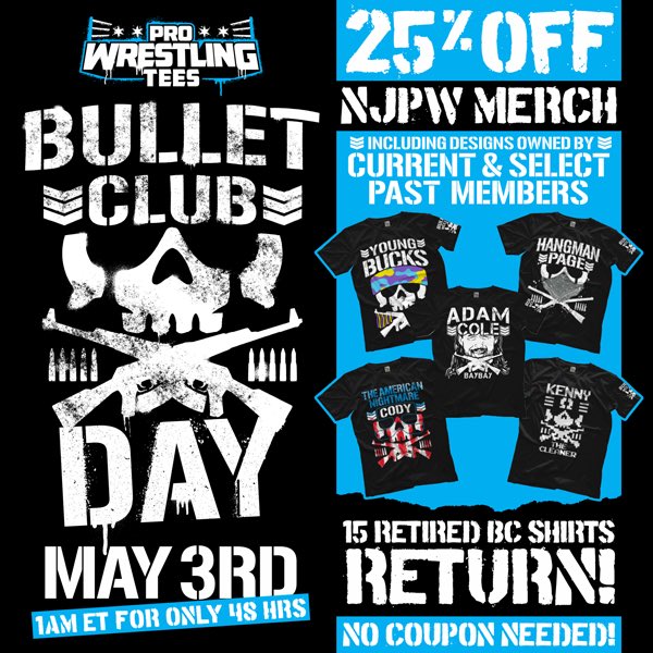 bullet club shirt pro wrestling tees