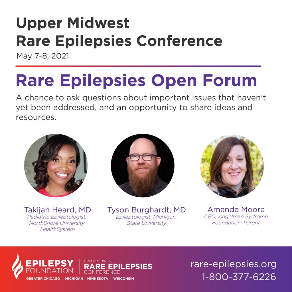 This session is all about you! Ask any unanswered questions you might have about rare epilepsies and have them answered by our expert panelists. View the full agenda and register for this free conference at rare-epilepsies.org. #rareepilepsy #epilepsy
