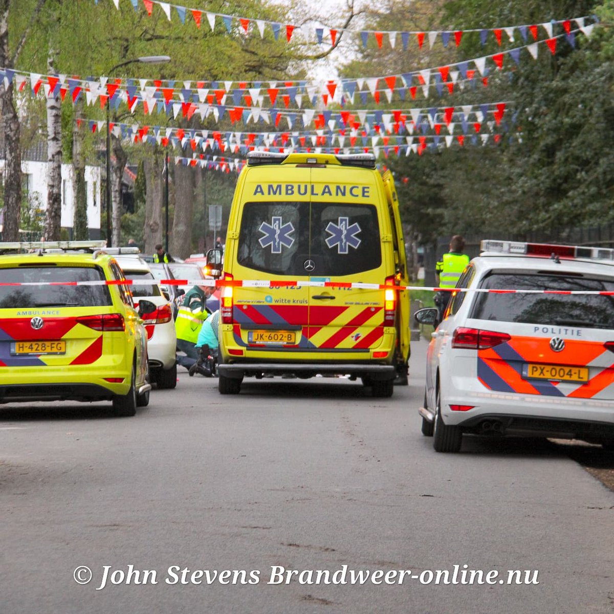 Melding brandweer Planetenlaan Apeldoorn inzake traumahelikopter