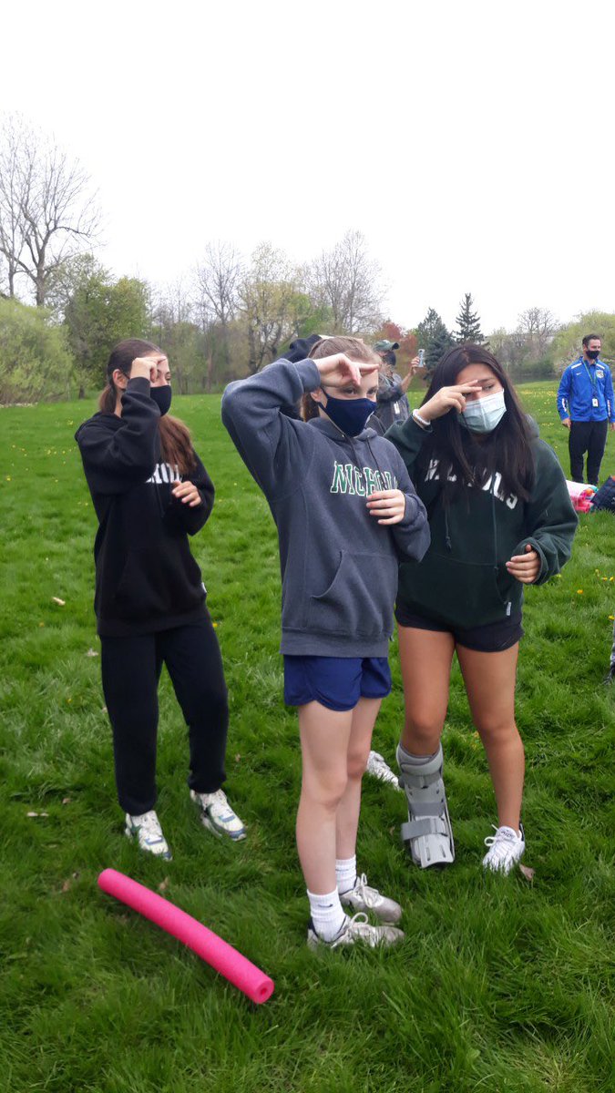 Our 8th graders spent their afternoon at Delaware Park having fun and staying safe....