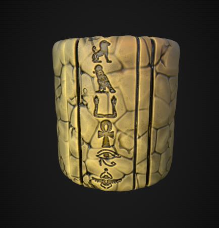 d0zer_the's tweet image. I&apos;ve always wanted to indulge more in knowledge of ancient Egyptians 💭

So decided for #Mayterials Day 3 Primitives to research the meaning of glyphs and incorporating in todays brief &amp;amp; played around with bringing my own alpha into Designer✨🧠✨

#subtancedesigner #procedural