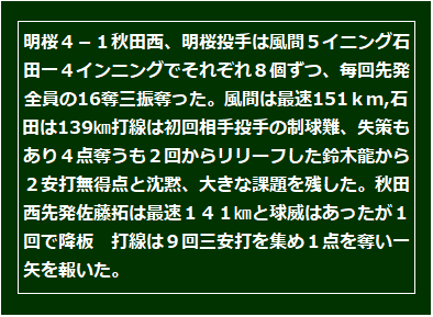 熱球通信 秋田県野球フォーラムさん の人気ツイート 2 Whotwi グラフィカルtwitter分析