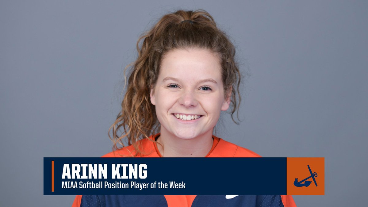 HopeAthletics's tweet photo. Junior Arinn King of @HopeCollegeSB has been selected as the @MIAA1888 Softball Position Player of the Week. The @HopeCollege second baseman is an exercise science major. #BeStrongBeTrue #d3sb

https://t.co/0WviamH5WY https://t.co/VieiPi534R