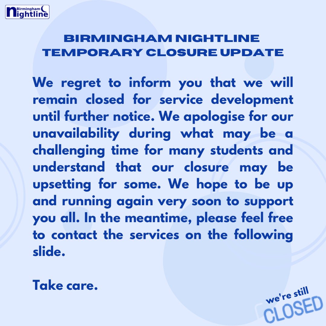 Birmingham Nightline tweet media