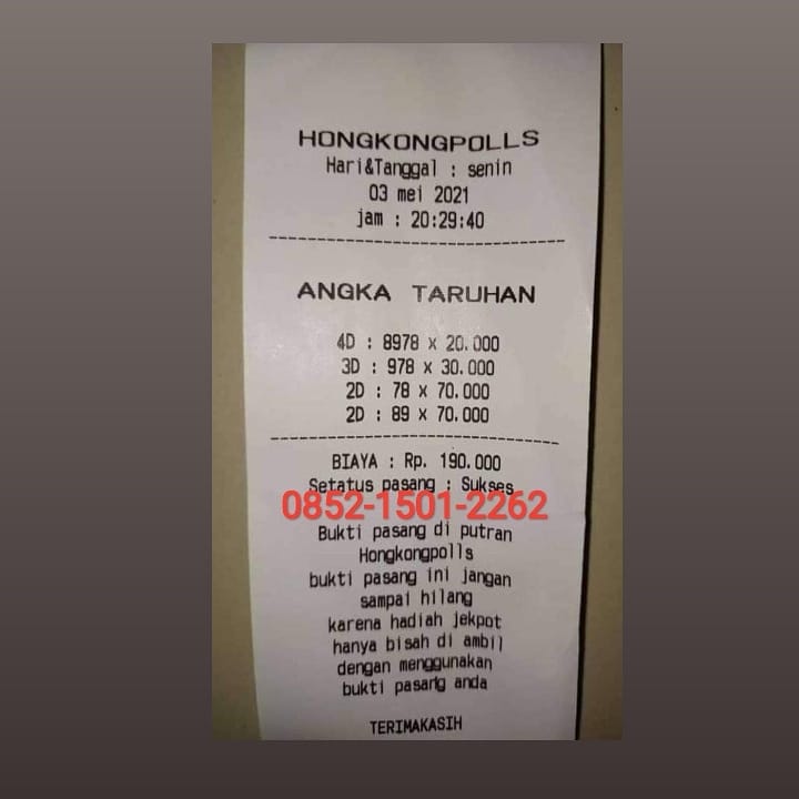 InchaPutry's tweet image. Result Hongkong🇭🇰 [[8978]]Resmi !!!
Congratulations All Win 4d Again
Untuk Yang Mau tembus 4d Sydney,, Singapura dan Hongkong Bisa Langsung Inbok Atau Whatsap : 
 🔵0852-1501-2262 ✓✓
#Bali #Papua #kalimantan #pulaujawa #ambon #maluku #tki #tkw