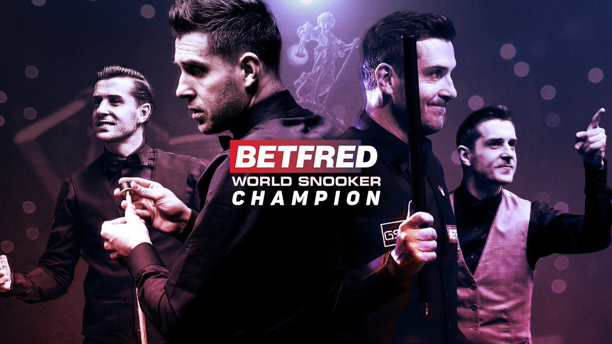 Your 2021 <a href="/Betfred/">Betfred</a> World Champion, Mark Selby! #ilovesnooker