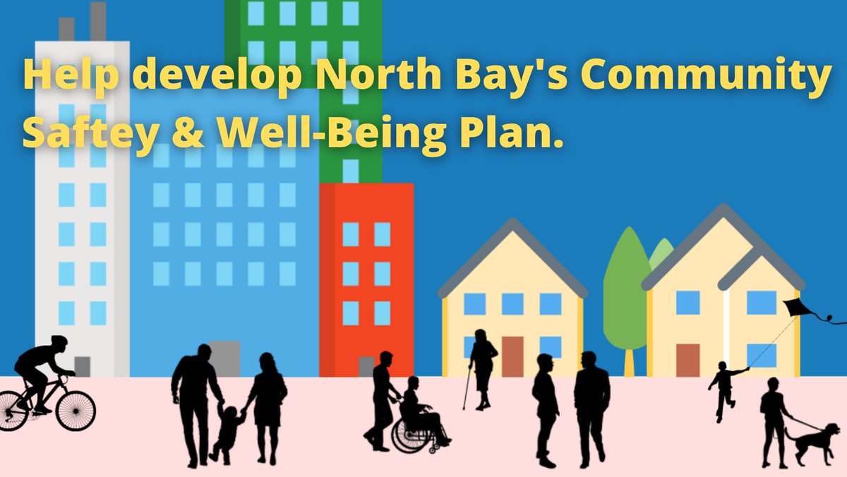We all have a role to play in safety and well-being. Help develop North Bay’s Community Safety &amp; Well-Being plan and have your say by taking the survey. surveymonkey.com/r/NorthBayCSWB…