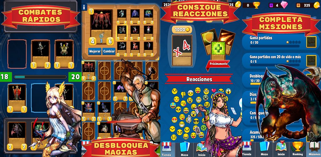 Nuevas imágenes para "Raven Cards" en la PlayStore.

Izquierda nuevas imágenes.
Derecha antiguas.
Se nota la mejoría, ¿no?

#gamedev #indiedev #devsfromspain #indiegame #indiesp #unity #indiegamedev #IndieGameDev #indiegames