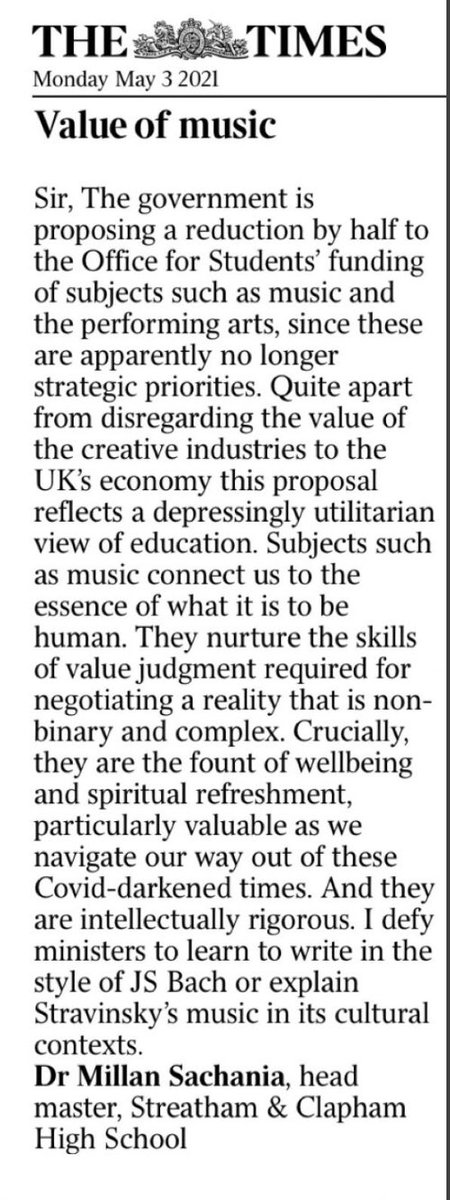 It feels like there’s such a lot at stake at the moment; I find it very hard to argue with any of this excellent letter from <a href="/MillanSachania/">Millan Sachania</a> in <a href="/thetimes/">The Times and The Sunday Times</a>