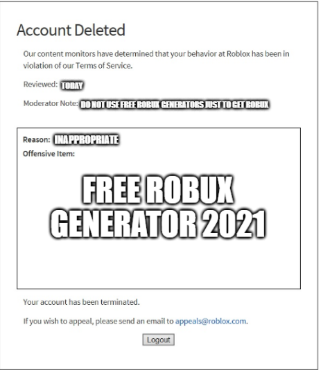 banned from ROBLOX - Imgflip