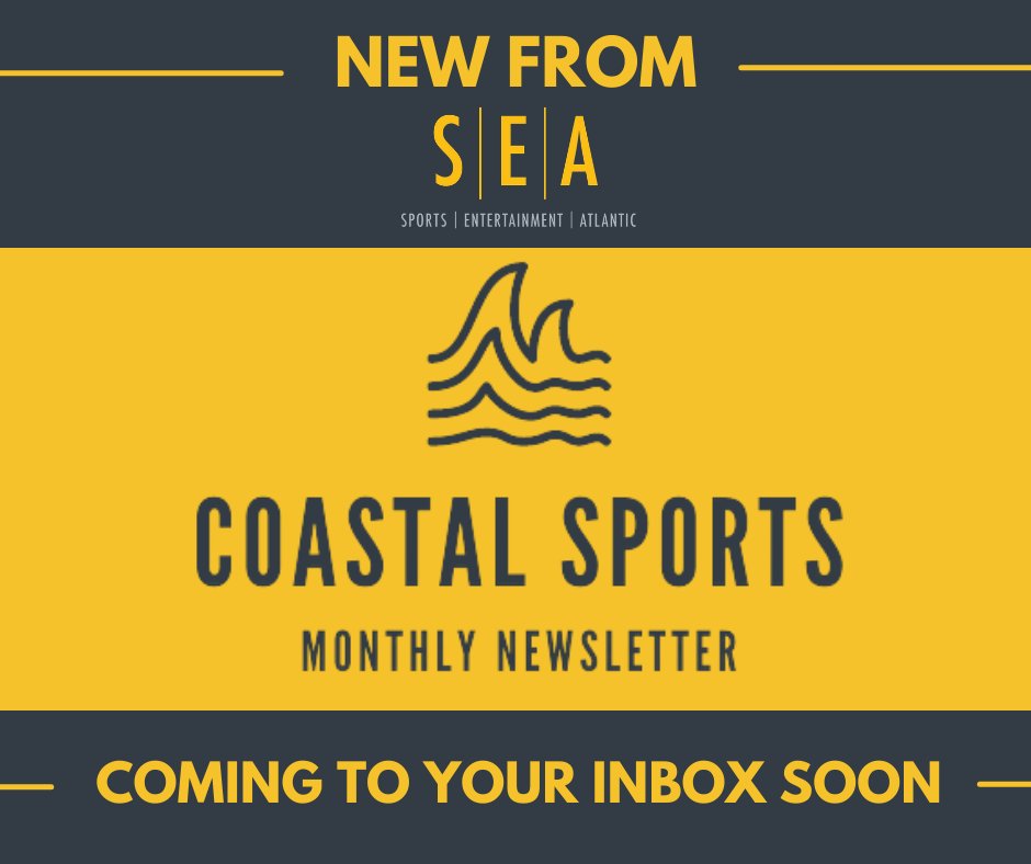 ProducedBySEA's tweet photo. S|E|A is excited to announce the launch of "Coastal Sports", a monthly newsletter aimed at providing cutting-edge Sports and Entertainment industry insights and showcasing specific Sport and Entertainment updates in Atlantic Canada.
Make sure to subscribe: https://t.co/8LHSQqRszk https://t.co/RTSchnFZXC