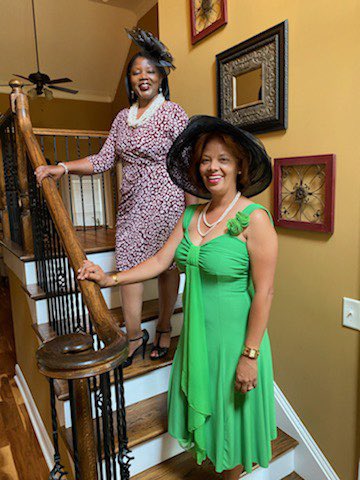 wracdst's tweet photo. Pictured 📸: President Danielle Little and guest at the Dorothy I. Height May Week Tea.
Hats, gloves and a virtual room full of Black Girl Magic! Sunday May 2, 2021 WRAC held the Dorothy I. Height May Week Tea.
"Be an Instrument of Peace"
#dst1913 #dstwrac #mayweek #mayweektea https://t.co/Xn9AT2No6P