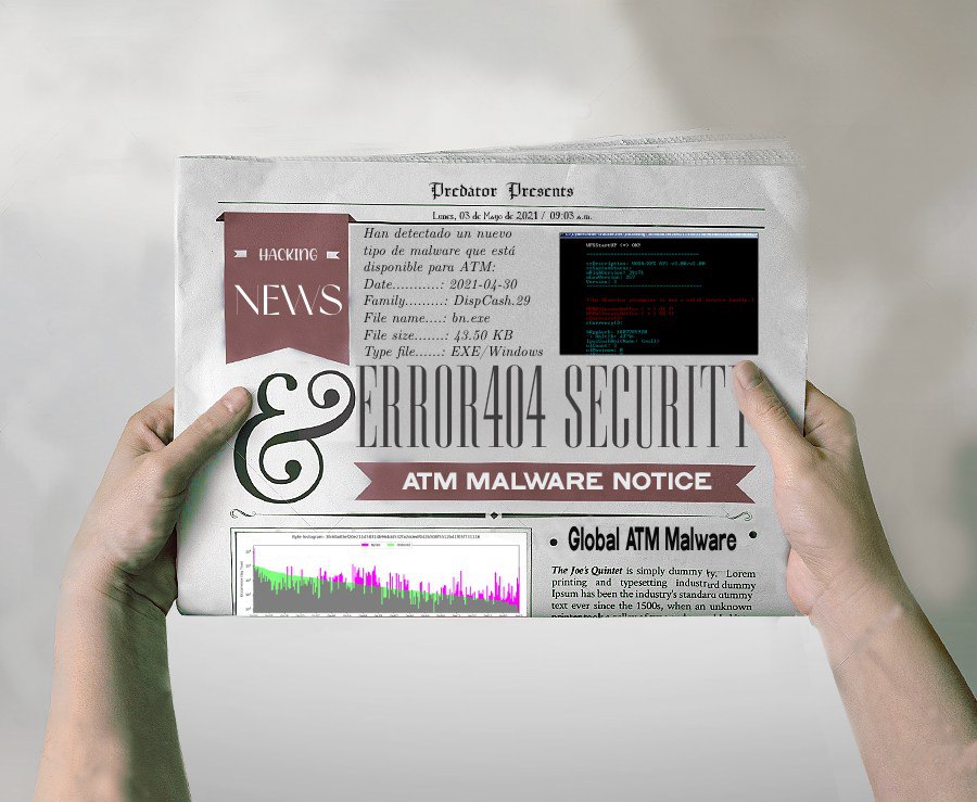 error4o4org's tweet photo. Han detectado un nuevo tipo de malware que está
disponible para ATM

Lee la nota completa en:

https://t.co/yJ4sUxHRGi https://t.co/1eztFoBfnW
