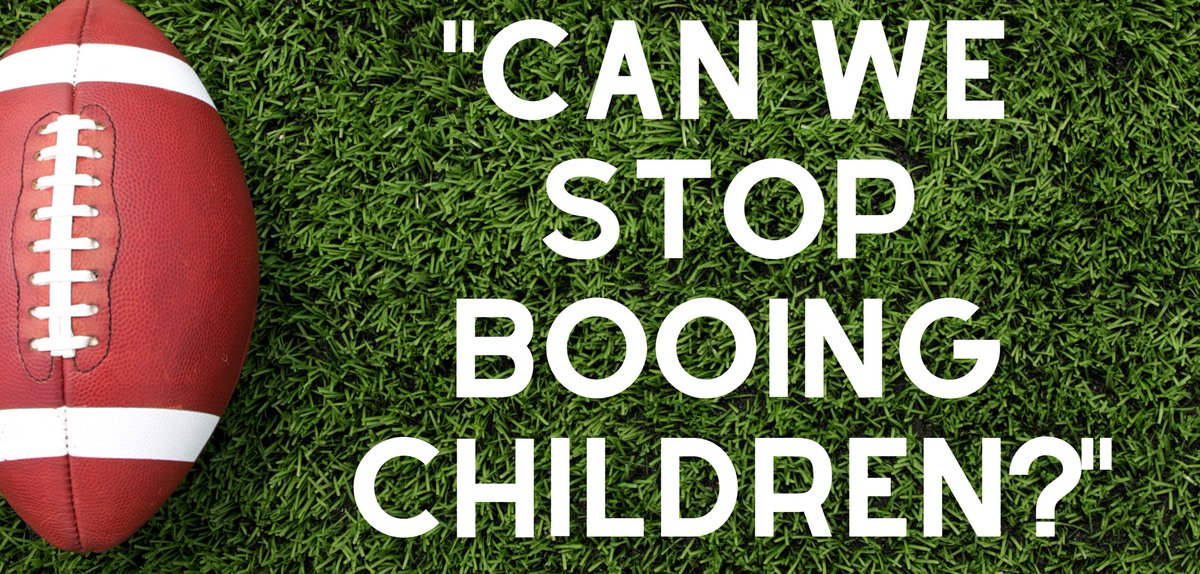 FBMakeBelieve's tweet photo. Why do we feel compelled to boo children in the #NFLDraft   At least save it for the person who deserve it which is clearly #nflcommish https://t.co/LSwyiPS56r