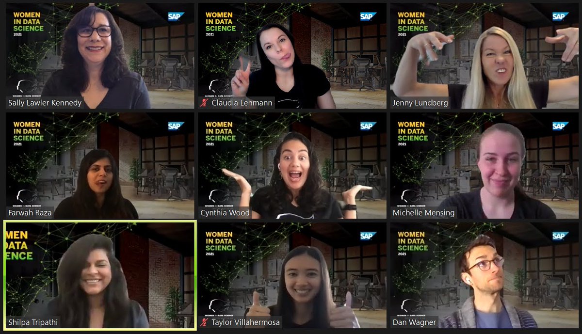 WiDS Silicon Valley <a href="/SAP/">SAP</a> is a wrap. Thank you from us in the committee to all our speakers and attendees that took the time to join us this year. If you missed it you can still enjoy the whole event here events.sap.com/wids-2021-sv/e… 
See you next year! <a href="/SAP_BayArea/">SAP Bay Area</a>, @WiDS_Worldwide,