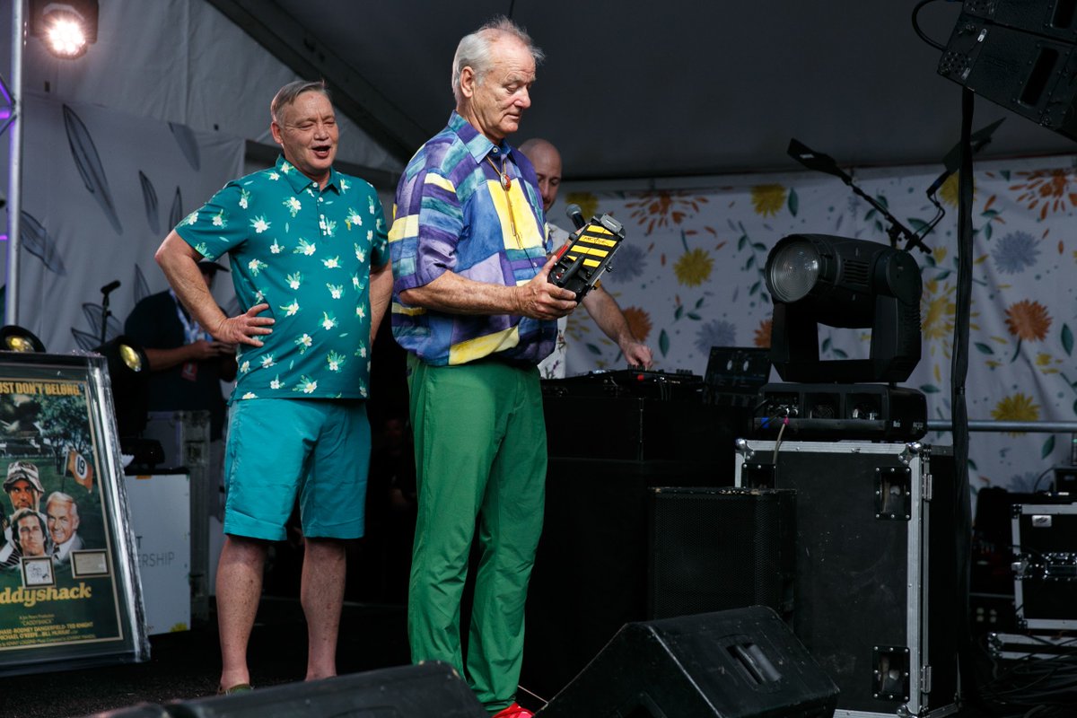 What happens at #Caddyshack ... is always full of memorable Murray magic. Thanks to all who made it—a couple epic nights we won't remember, with friends we won't soon forget. See you again in 2022! #WilliamMurray #BillMurray #MurrayBrothers #MurrayMoments