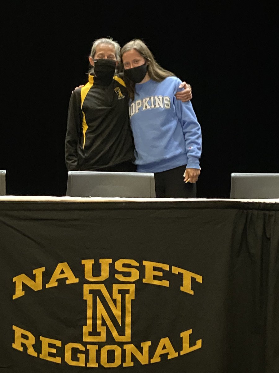 Congratulations to Isabelle Nobili, who was recognized today for signing a commitment letter to run XC and track at D3 John Hopkins University! @MattGoismanCCT <a href="/BradJoyal/">Brad Joyal</a> <a href="/nausetxctf/">The Nauset Fleet</a>