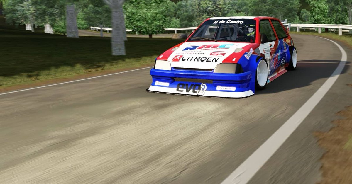 Ya están los pilotos rodando por la subida Castro de Beiro ( Orense ) que se disputará este fin de semana.