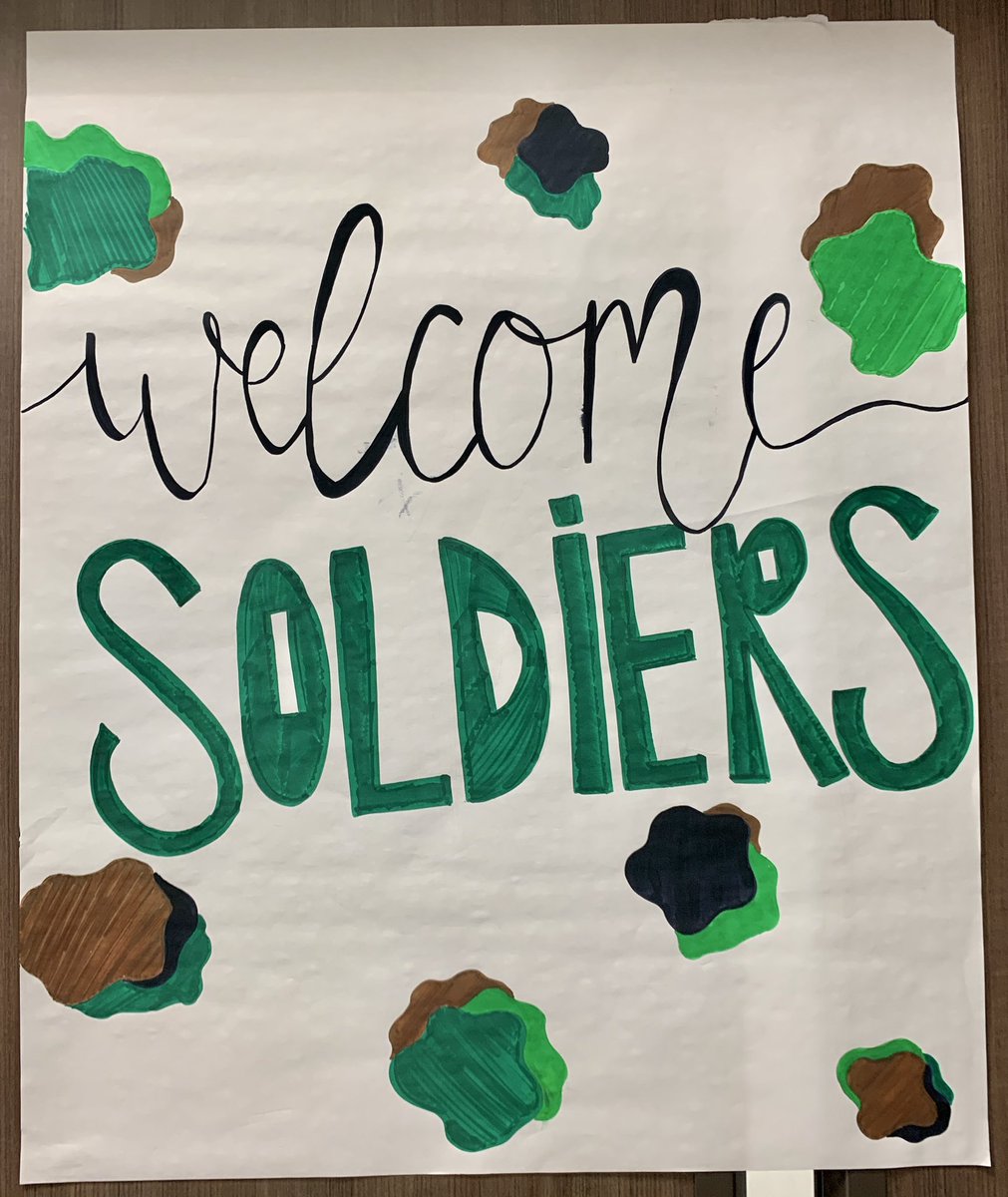 CarianneRapp's tweet photo. Our skill sergeants are ready to prepare our cougars for STAAR and the next grade level at CHE Boot Camp! @ClubHill_Cougar @gisd_iteam #IntermediateGISD https://t.co/Rk9SHPl3WE