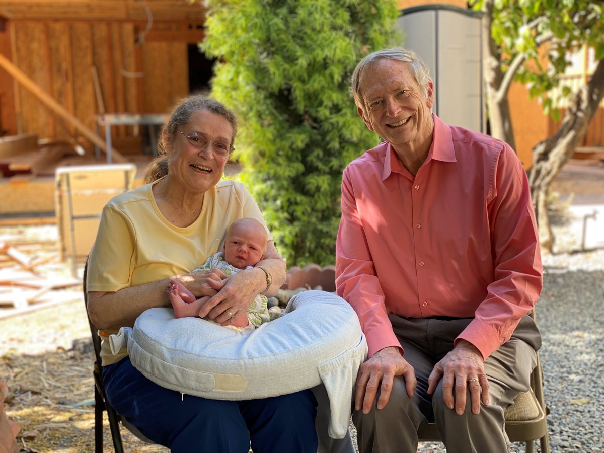 AsmBillQuirk's tweet photo. This weekend my wife and I were able to visit our granddaughter, Emily,. She is more precious and perfect in person than in the pictures we have received since she was born. Thankful for COVID-19 vaccines that made this visit possible. https://t.co/3mWmb9lizr